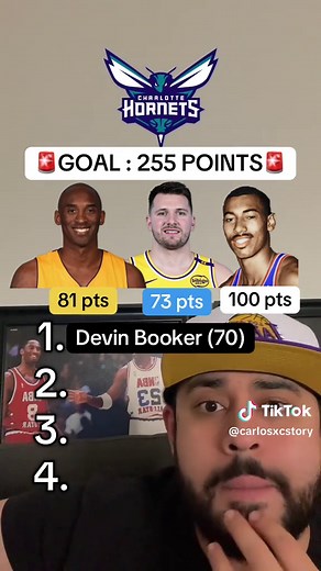 DID WE DO IT?! New highest career high points challenge with Kobe Bryant 81 points and Wilt Chamberlain 100 points #fyp #basketball #NBA #filter #kobe