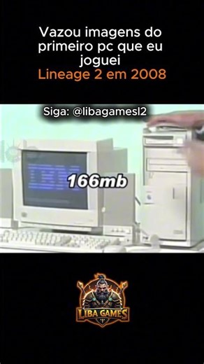 O pc era uma bost4 mas "as memórias vivem até hoje!"