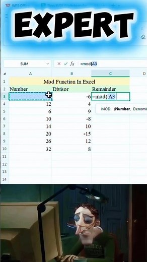 Excel Expert Trick | MOD Function in Excel | Office Excel Pro