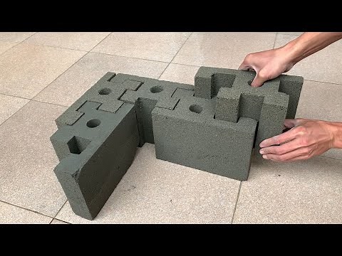 DIY - Cement Ideas Tips / How to make molds and cast cement blocks easily