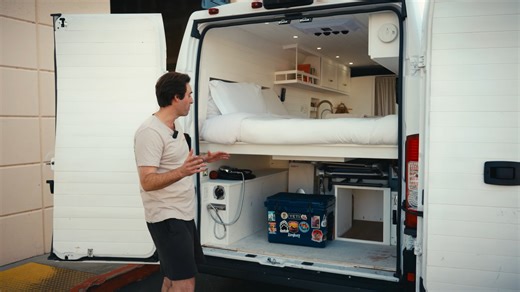This ProMaster-Based Home on Wheels Features a Bright Interior With a Cozy, Personalized Design