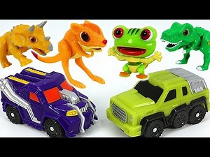 Dino Mecard movie Island of tiny dinosaur! Koriri, Kai and capture car Cav appeared! #DuDuPopTOY