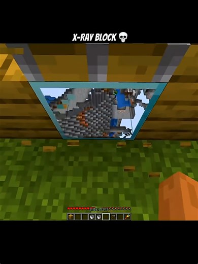 Create an X-Ray Block in Minecraft