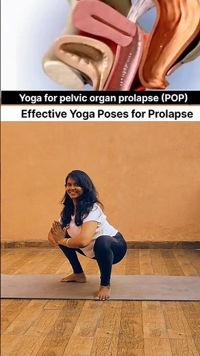 Yoga Poses For Pelvic Organ Prolapse l POP l #pelvicorganprolapse