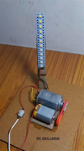 Dynamo working project #dcmotor #scienceproject #schoolproject