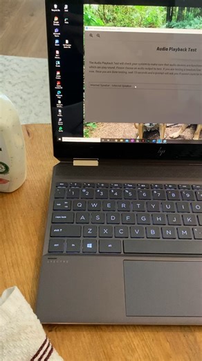 [HP Spectre x360 -13t] [4CJ12AV] Incredibly loud noise coming from left speaker without any audio playing. Comes and goes randomly. Usual fixes without any resolution. WARNING, VIDEO IS LOUD.