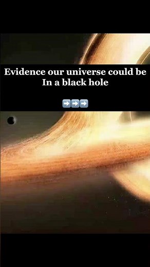 Our Universe Could Be In A Black hole😱