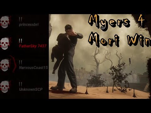 How I Got My First 4 Mori Game With Michael Myers | Dead By Daylight