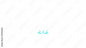 Cartoon Water Element Fx Pack. 4K Water Splash with alpha Channel. water animation.