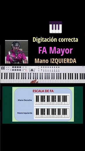 🎹 F Major Scale ✨How to play it #music #piano #learnpiano