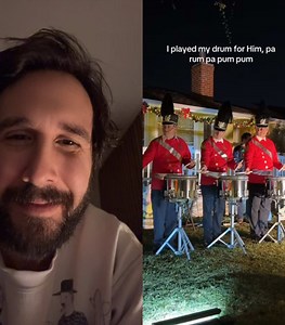 Josh Groban Christmas Duet with Electric Drums