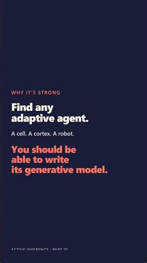 What Active Inference actually claims | §1.1 · #21 #Shorts