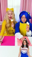 Challenge Time! 🎨 Eat and Draw — Who Will Win? #challenge