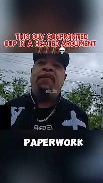 Police mad it didnt go his way🥀😭 #roadrage #police #shorts