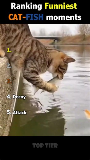 Funniest cat-fish moments