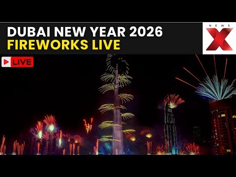 Dubai New Year Celebration 2026 LIVE | Fireworks in Dubai, Abu Dhabi, Sharjah, Ras Al Khaimah