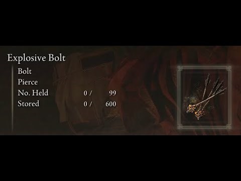 Explosive Bolt | Buy Location | Elden Ring