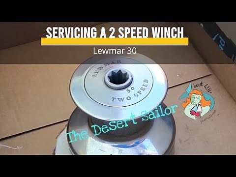 Cleaning a Lewmar 30 Two Speed Winch