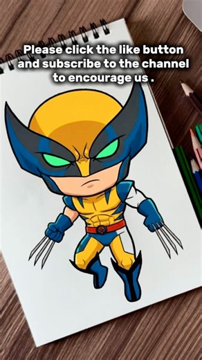 How to Draw Wolverine Step by Step | Easy Superhero Drawing Tutorial