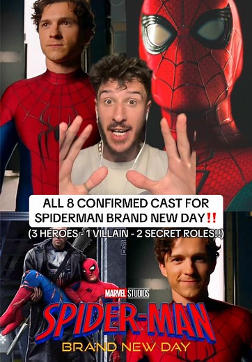Todo sobre los 8 actores de Spider-Man Brand New Day