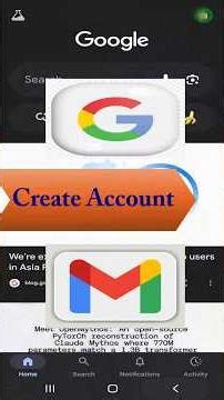 how to create google account in Android phone #howto #googleaccount #gmailaccount