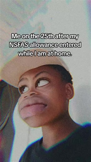 Me on the 25th after my NSFAS allowance entered while I am at home #fyppp #goviral #trendingvideo #recess #nsfas