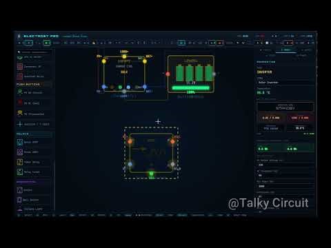 Electric Circuits Simulation Software (Simple Solar Residential Wiring)