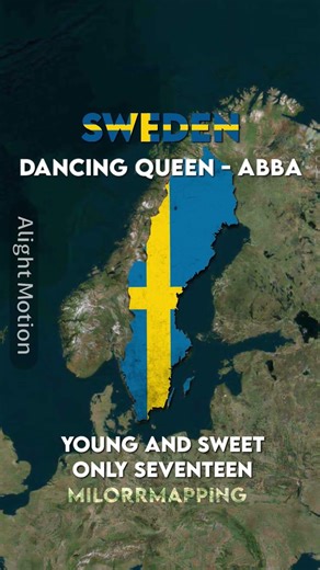 Day 16 #map #edit #countries #song #abba