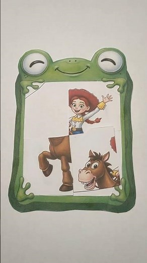 Assembling JESSIE & BULLSEYE 🧩 Toys Story Puzzle Challenge Game DIY #toystory #jessie #bullseye #diy