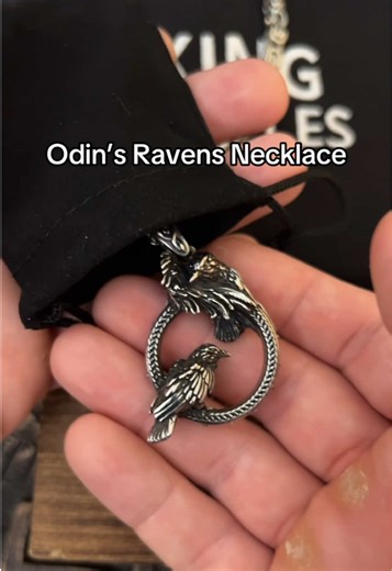 Odin’s Ravens Necklace Now Available on TikTok Shop
