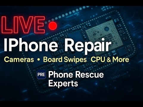 LIVE iPhone Repairs 🔴 | Cameras, Board Swipes & Advanced Fixes | Phone Rescue Experts