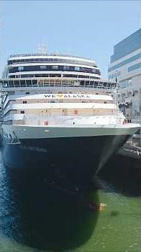 Holland America Nieuw Amsterdam docked at Canada Place Vancouver