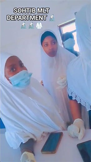 identification of intestinal parasite in stool sample, under microscopic #laboratory 🔬🥼