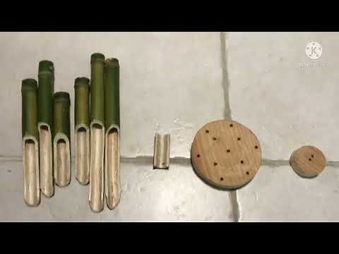 How to make a bamboo wind chime