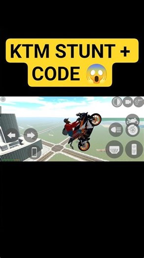 Indian Bike Driving 3D: New KTM Cheat Code & Stunts! 🏍️🔥#youtubeshorts #indianbikedriving3d