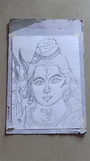 Mahashivratri Mahadev drawing #art tutorial part 1 shorts