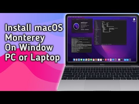 install macOS Monterey on Intel Window PC