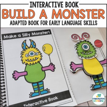 Build A Monster Interactive Book for Speech and Language