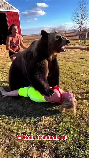 Surviving a Furious Bear Charge! 😳 #bear #reallife #BearCriminalsTV #wildlife