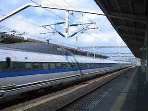 山陽新幹線500系のぞみ相生通過