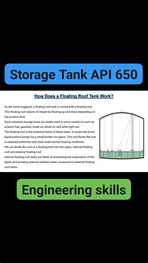 💥( How Floating Roof Storage Tank Work )! #API650 #StorageTank #TankConstruction #ShellErection #TankFabrication #OilAndGas #EngineeringSkillsAcademy #SteelStructures #FieldEngineering | Engineering Skills