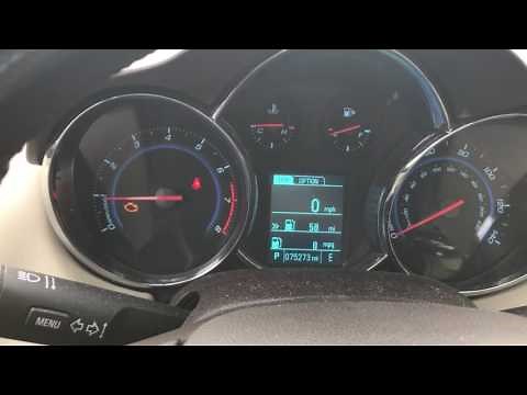 Chevy Cruze repair check engine sign