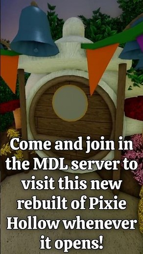 Mini Disneyland Pixie Hollow Rebuilt in Theme Park Tycoon 2 #rtousa10 #roblox #tpt2