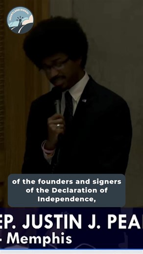 Tennessee State Rep. Justin J. Pearson (D-Memphis) fact-checks Rep. Michele Reneau (R-Signal Mountain) after she uses the Bible to defend dozens of Founding Fathers being slave owners and says they shouldn't be judged because it was normalized at the time.