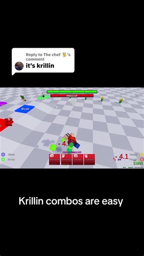 Master Krillin Combos in Anime Battle Arena