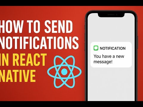 How to send Notifications in react native