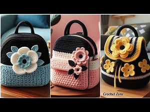 “Stylish Crochet Backpack Design Ideas | Handmade Bag Inspiration” #crochet #knitting #handmade #diy