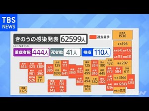 全国の新規感染者数６万２５９９人 ６万人超は初 ２９都府県で過去最多更新【新型コロナ】