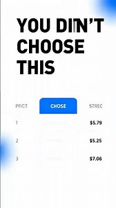 You didn’t pick the price — it picked you
