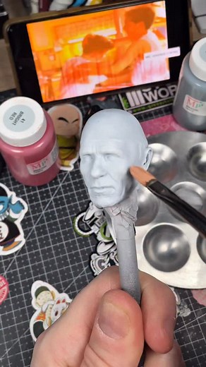 15K views · 5K reactions | Benoît ED XVI Harris sans sont chapeaux 浪浪 Quand je dit que c’est la reprise, c’est que c’est la reprise avec ce tuto pratique visuel de la peinture avec cette tête 1/6 de ED HARRIS dans la série westworld. Impression résine m7 @anycubicofficial Peinture @vallejocolors et mp paint . Pinceaux @princetonbrush Sculpt 3D @sidnaique #tutorial #tutoriel #tutorials #tuto | Christophe Nicolas | Facebook